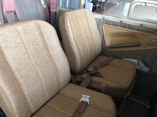 Customer photo, PA28 fabric seats
